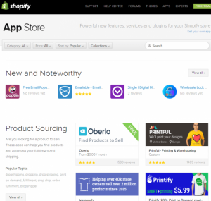 Shopify apps
